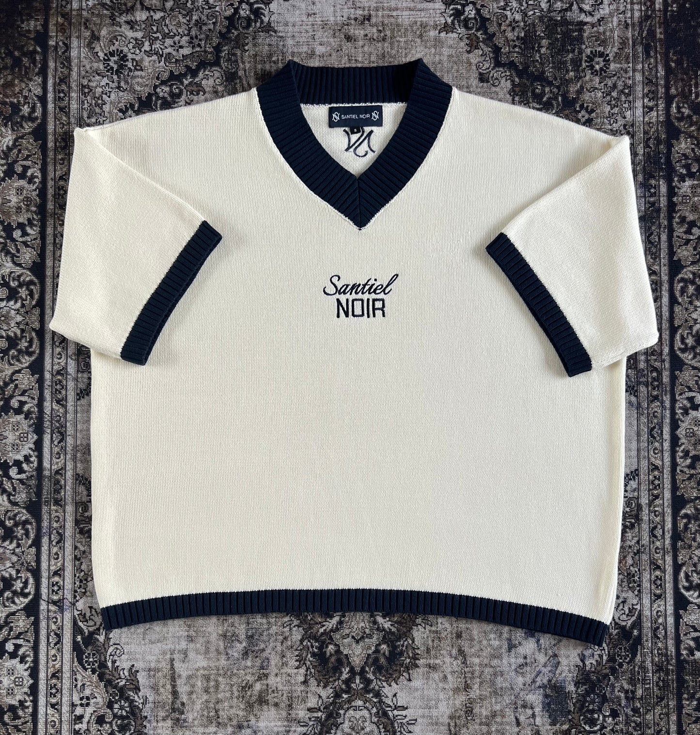 IVORY V KNIT JERSEY