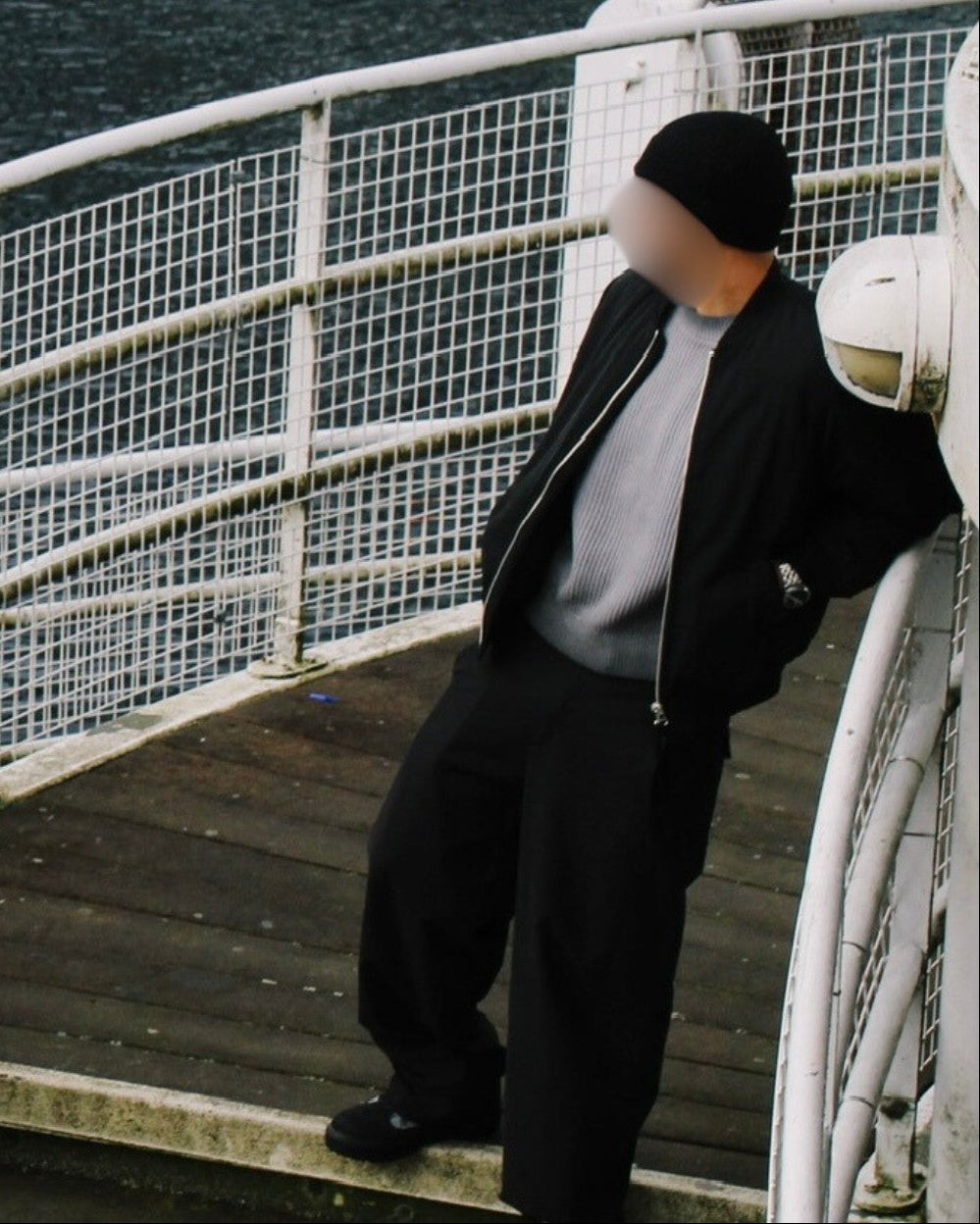 HAND DYED RIBBED KNIT SWEATER