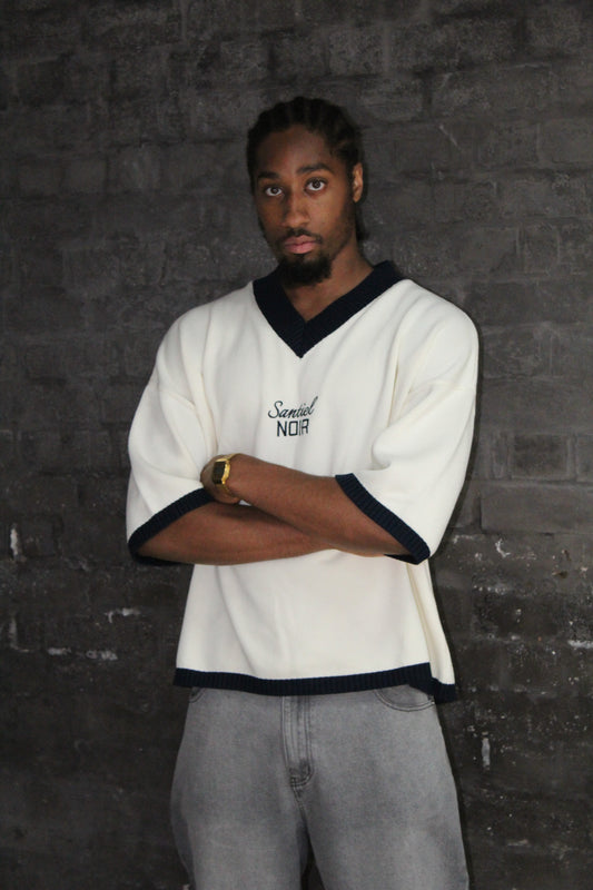IVORY V KNIT JERSEY