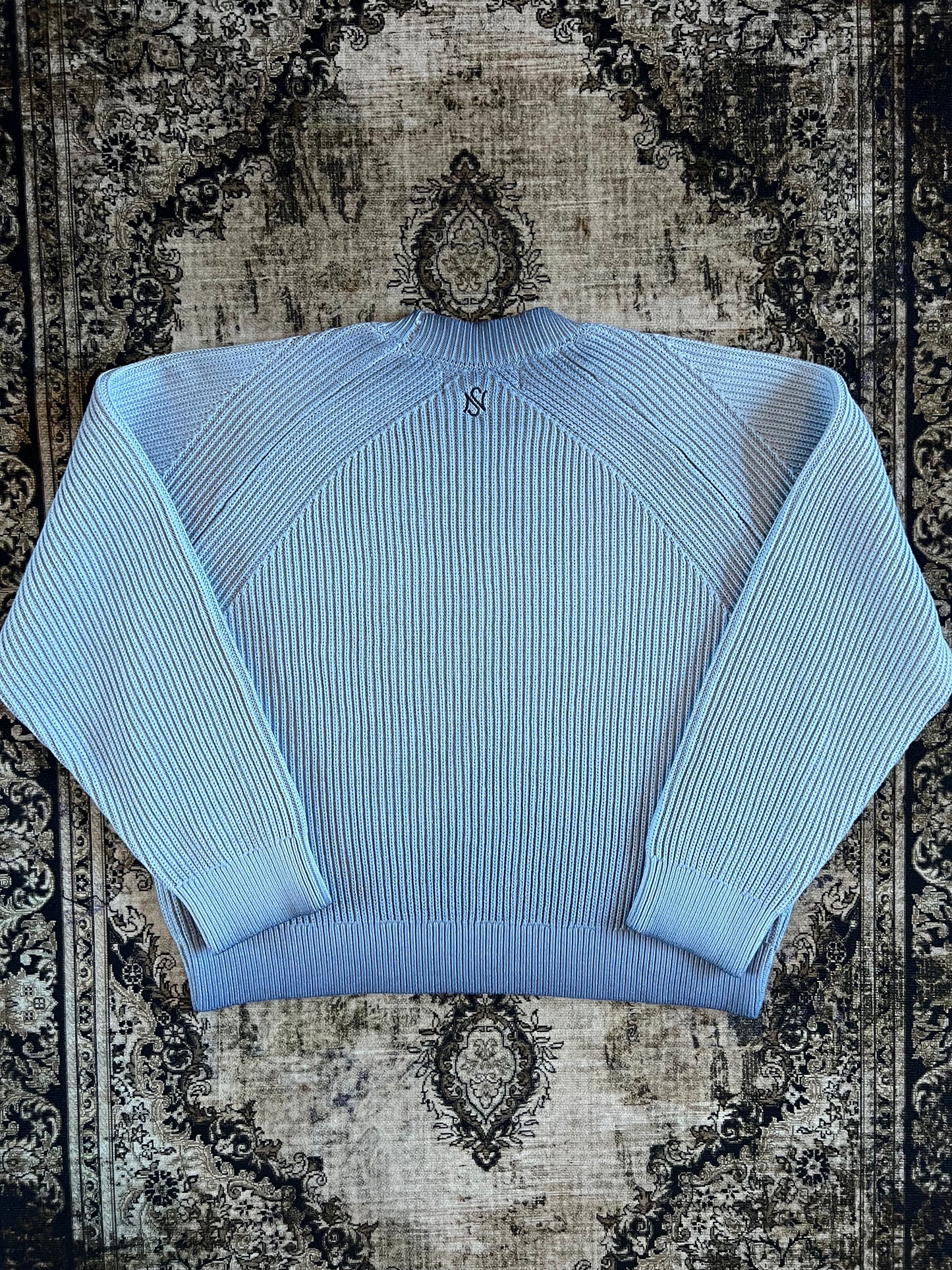 AZURE RIBBED KNIT