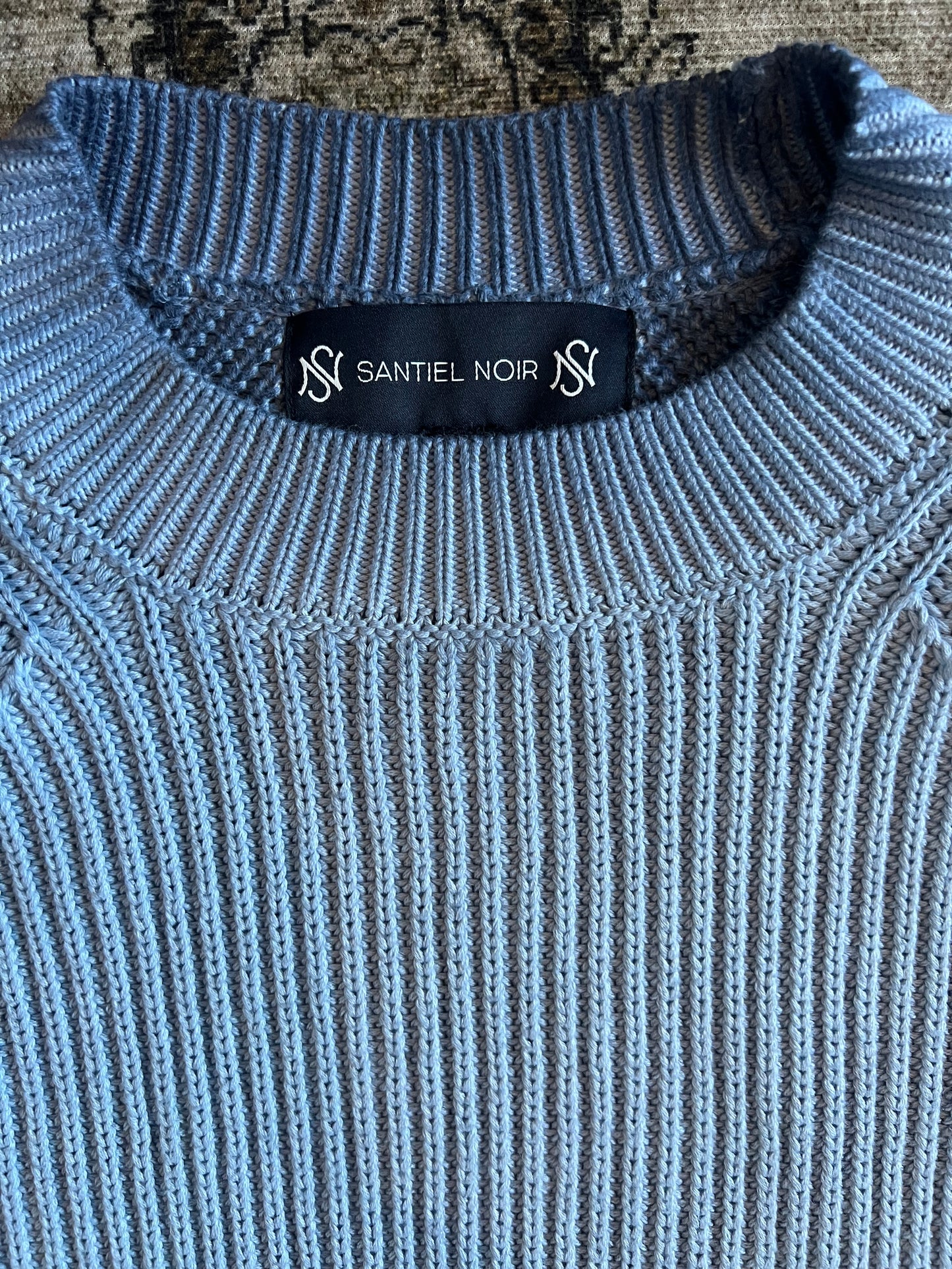 AZURE RIBBED KNIT
