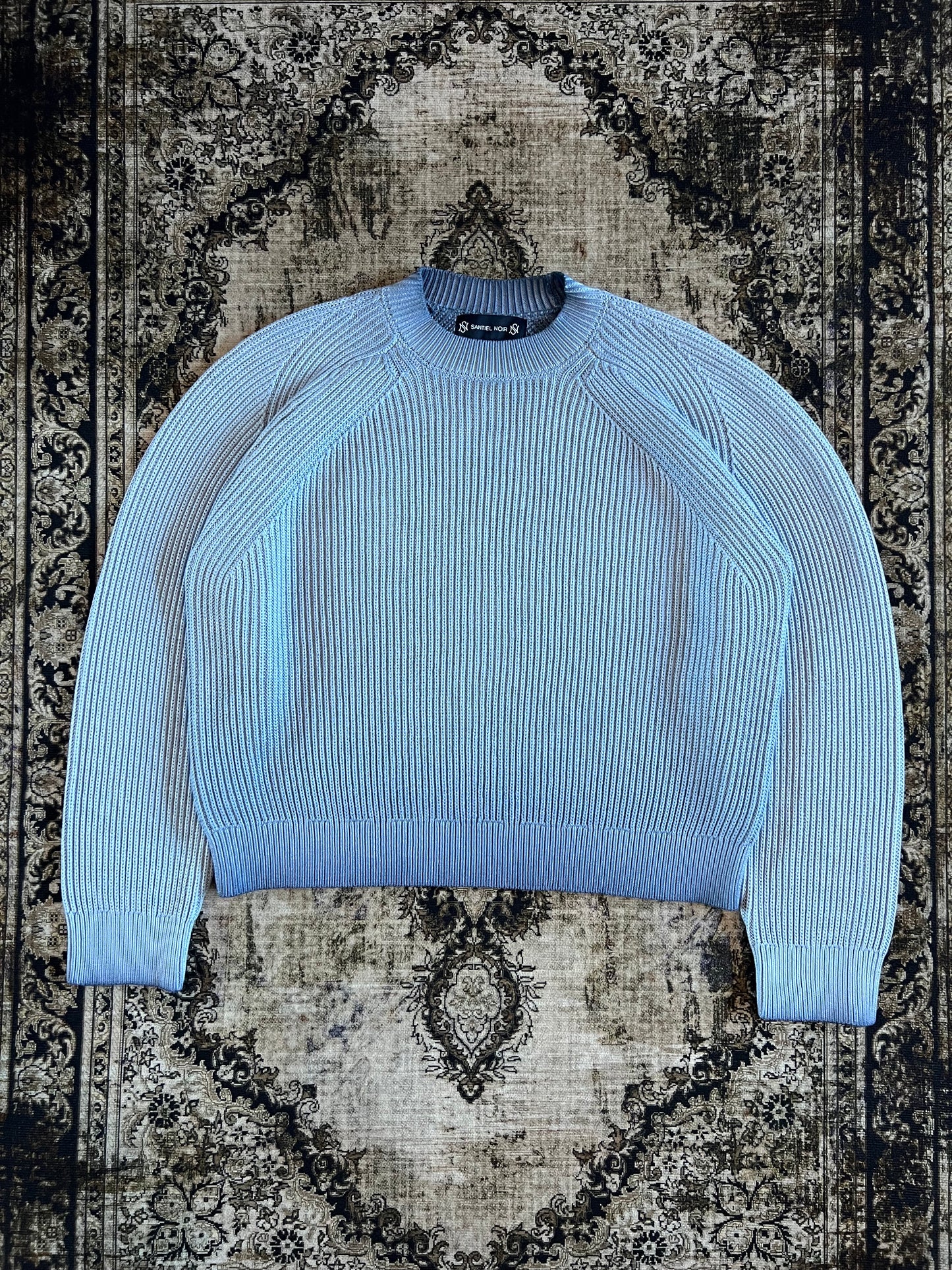 AZURE RIBBED KNIT